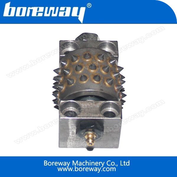 45S Tips Metal Alloy Bush Hammer Single Roller for Masonry Surface