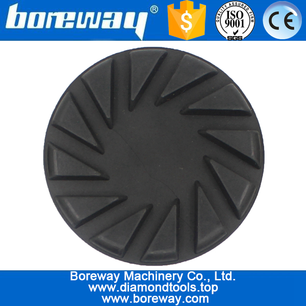 4inch 100mm 7 steps black spiral wet use floor polishing pads for stone ceramic concrete