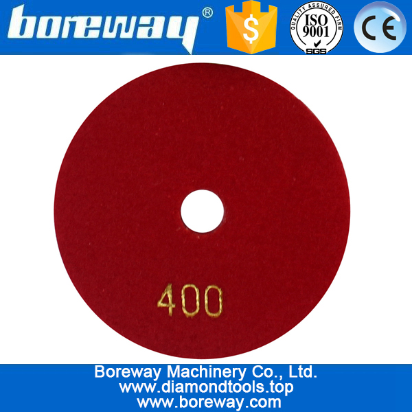 4inch 100mm 8 steps square type diamond polishing pads for stone ceramic concrete