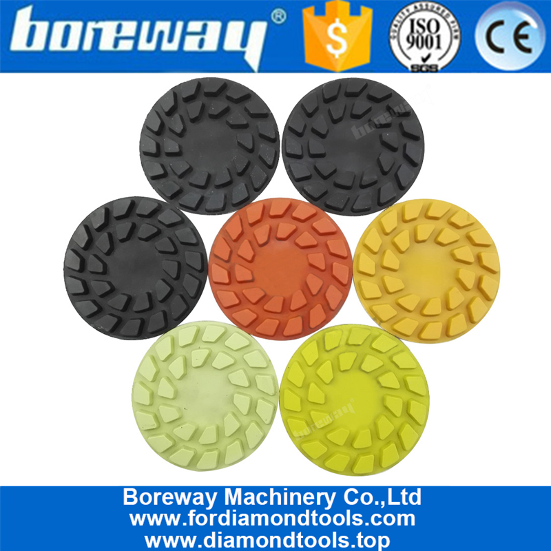 100mm diamond floor polishing pads for concrete and natural stone