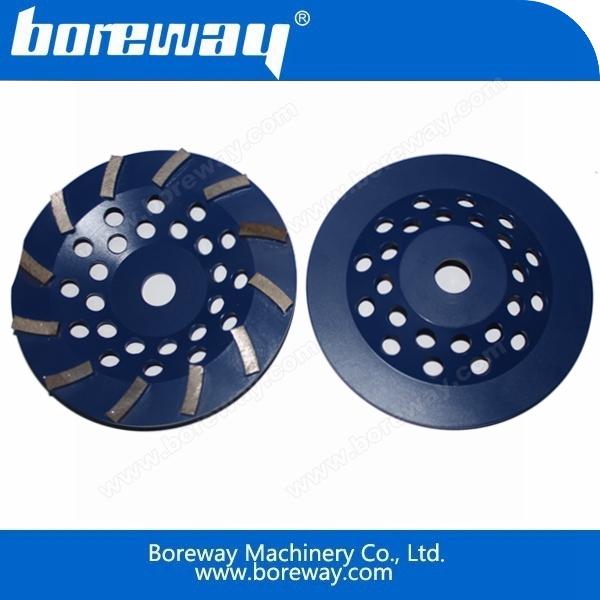 7 inch turbo segment grinding wheel