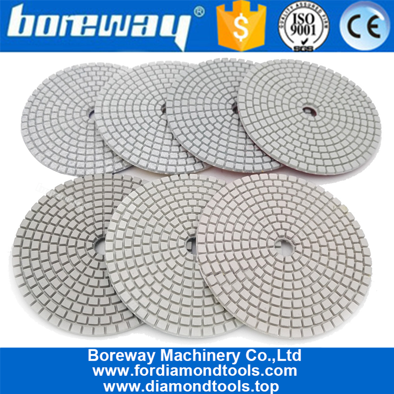 7Pcs Per Set Resin Bond Stone diamond polishing pad factory wholesale price