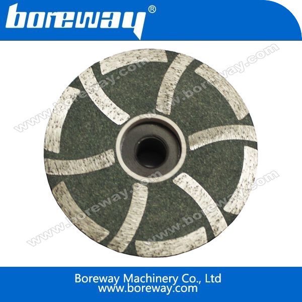 Abrasive Disc Diamond Segment Resin Bond Grinding Cup Wheel