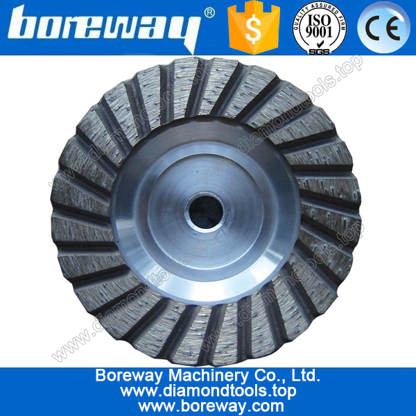 Aluminum matrix diamond cup grinding wheel