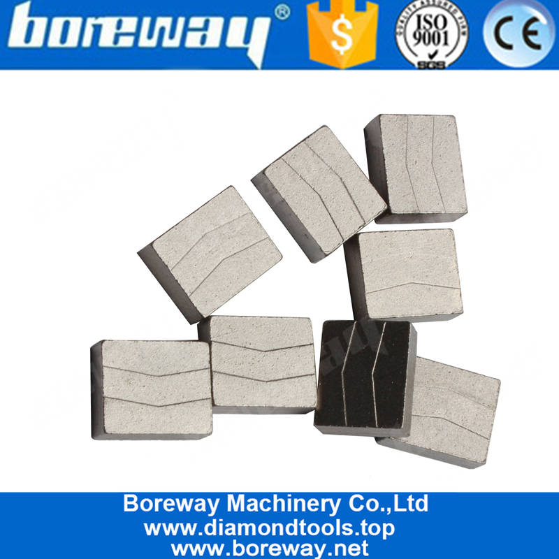 Herramientas de diamante de prensa en frío Boreway de segmentos para cortar granito