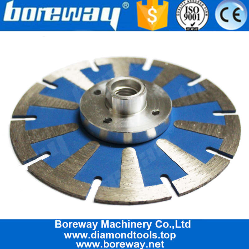 Boreway Diameter 105mm Curved Saw Blades T Shape Segment Diamond  Concrete Granite Diamond Sink Cutting Disc Plates Tool