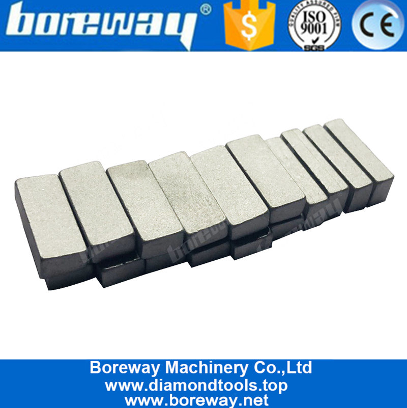 Boreway Diamond Stone Cutting Segments For Marble Welding Machine In Saw Blade