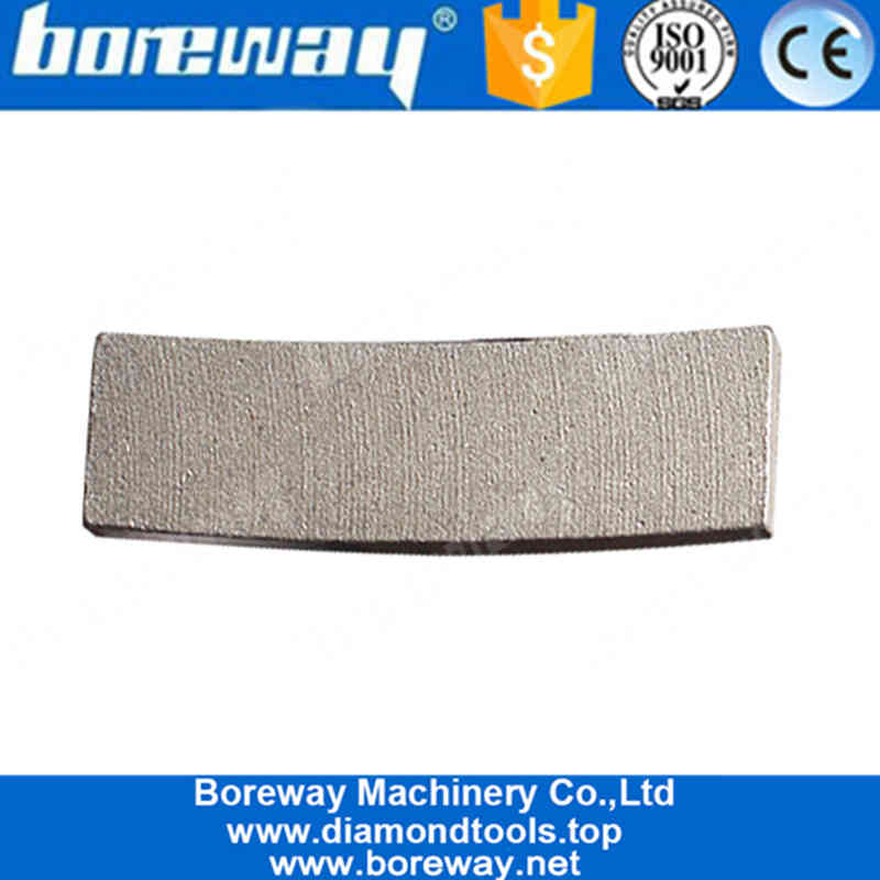 Segmento de hojas de sierra circular de forma recta de precio de fábrica Boreway para corte de borde de losa de granito