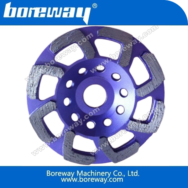 Roues de tasse en diamant de segment Boreway L