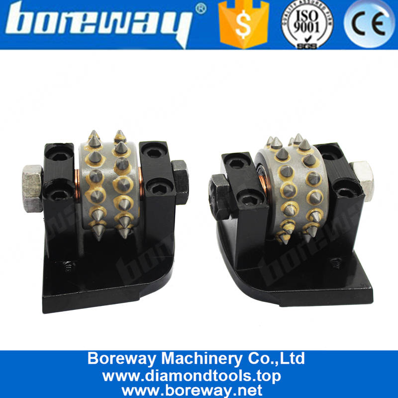 Boreway Lavina Nouveau Bush Hammer Ally Roller Head Tools avec support pour le meulage du béton Fournisseurs