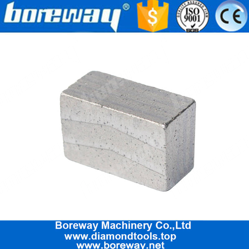 Boreway Silver Welding Diamond Saw Blade Segment For Block Of Cutting Sandstone