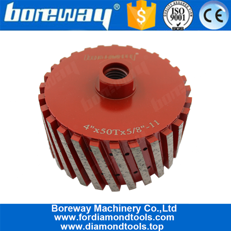 Boreway Supply 100*50*5/8"-11 Zero Tolerance Sink Wheel For Grinding Granite Marble Sandstone And Other Stone