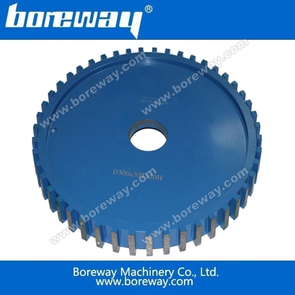 Boreway diamond calibrating milling wheels