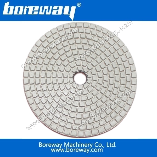 Boreway diamante almofadas de polimento seco e molhado