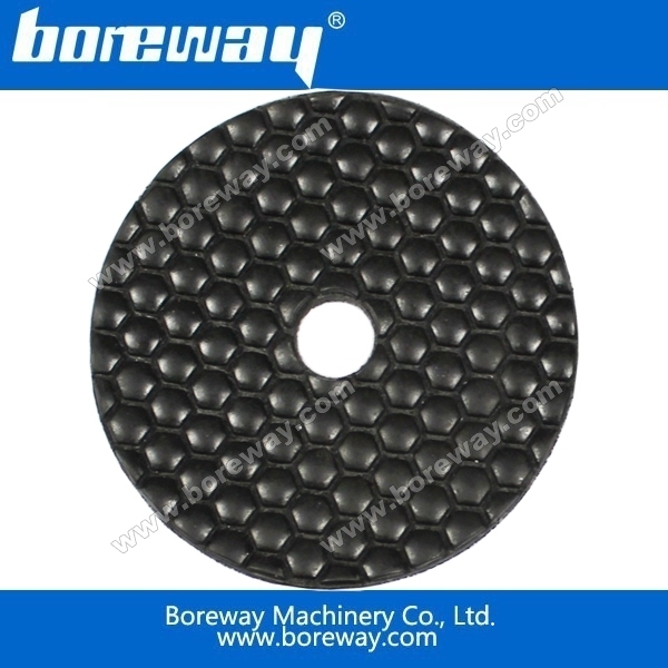 Boreway diamond dry buff polishing pads