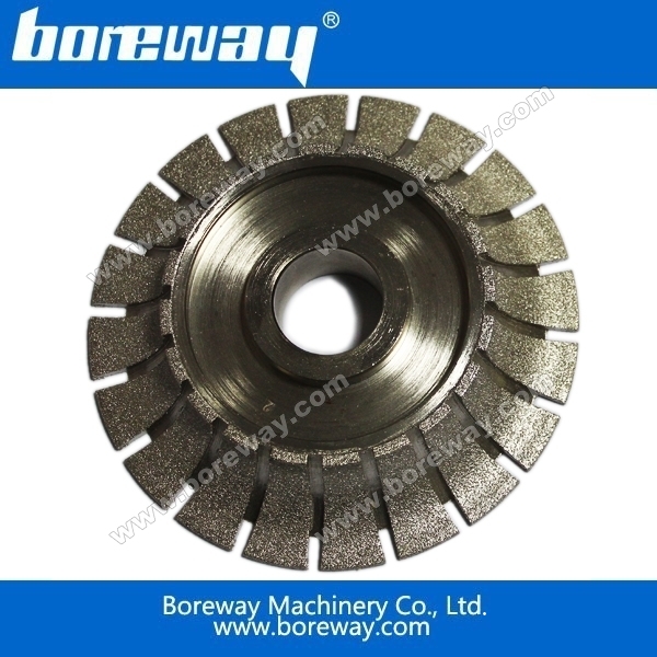 Roues de profilage galvanplé de diamant Boreway