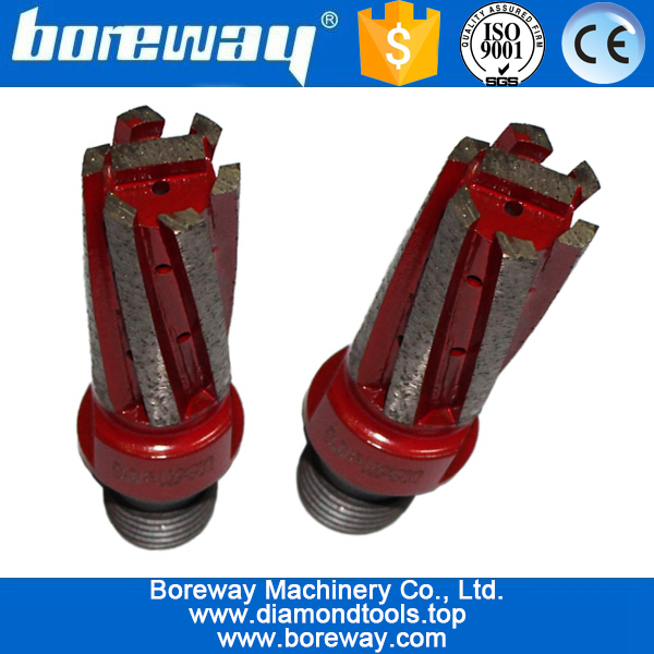 Boreway金刚石指状钻头，用于在钻头后打孔