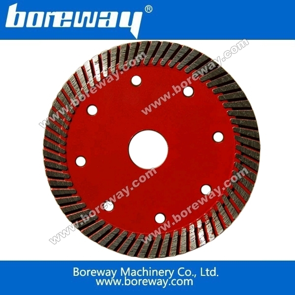 Boreway diamante sinterizado cuchillas turbo continuas