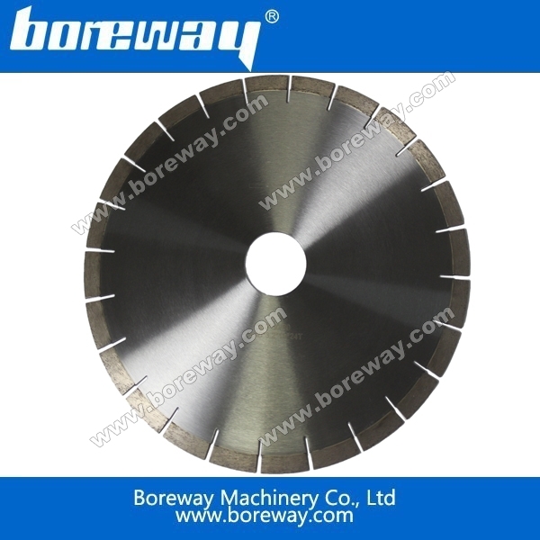 Boreway fan edge cutting blade and segment for granite