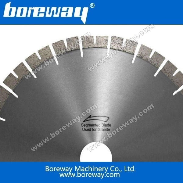 BorewayファンエッジカッティングブレードとUガレット付きセグメント