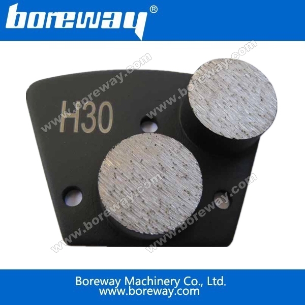 Boreway fan-shaped diamond grinding plates or blocks