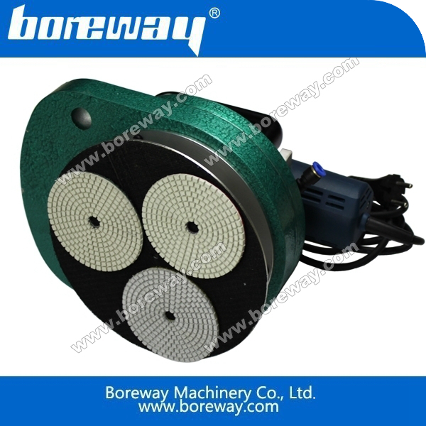 Boreway three head of dry and wet polishing machine