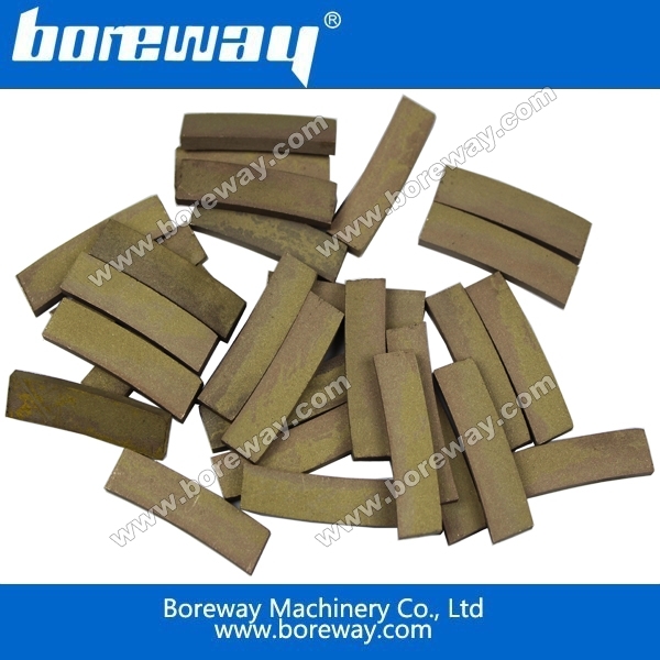 Boreway three step segment edge cutting blade