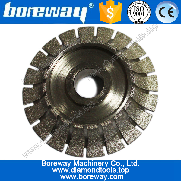 Roda de perfil de diamante de galvanoplanismo CNC