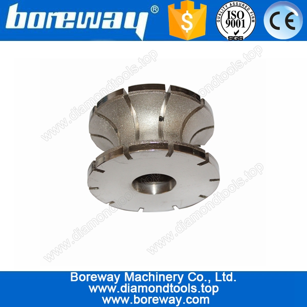 CNC vacuum brazed stone cutting router bit