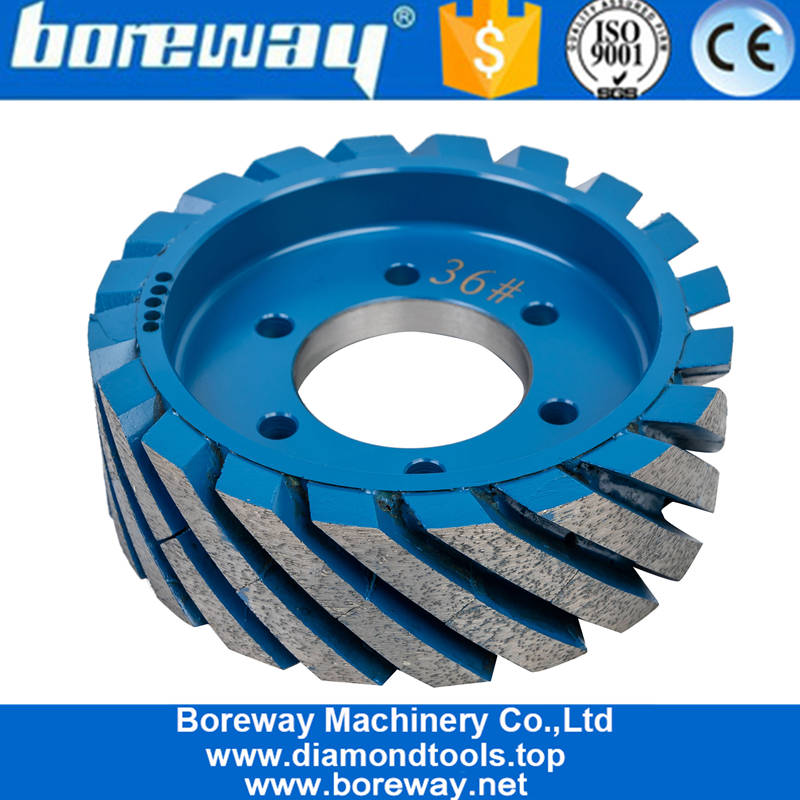 China Diamond Moagem Ferramenta Roda Rolo Satélite Cabeça Squaring Wheels Para Calibração de Espessura de Pedra