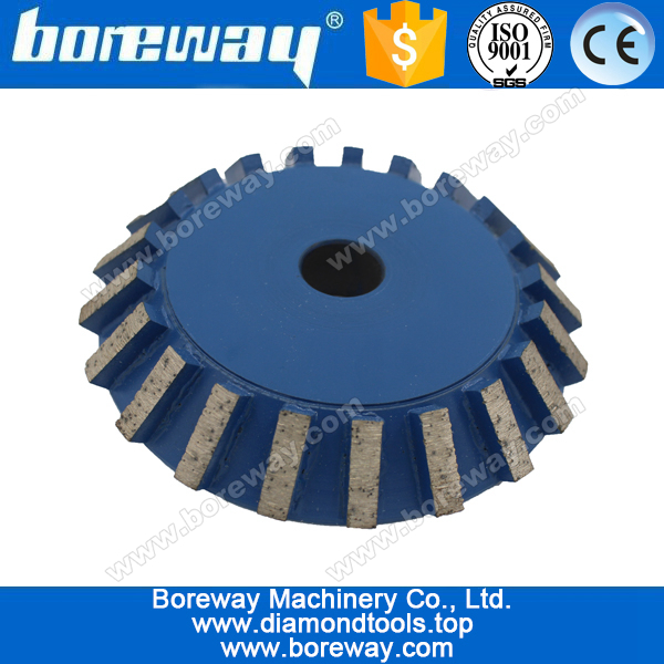 D105*12T*16H segmented diamond edge chamfering wheels foe concrete,concrete chamfering wheels