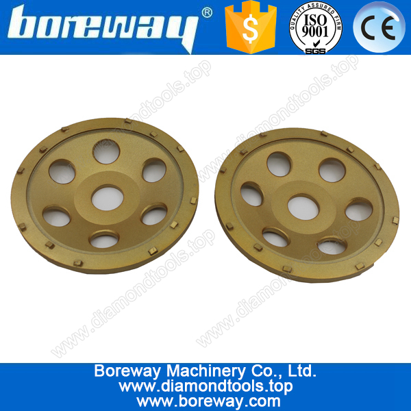 D125*22.23 12 segments PCD cup grinding wheels for grinding concrete