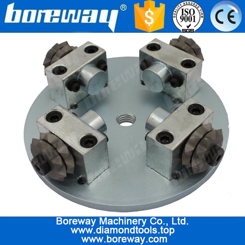 D150x4TxM14 Diamant Sternform Bush gehämmert Finishes für Beton
