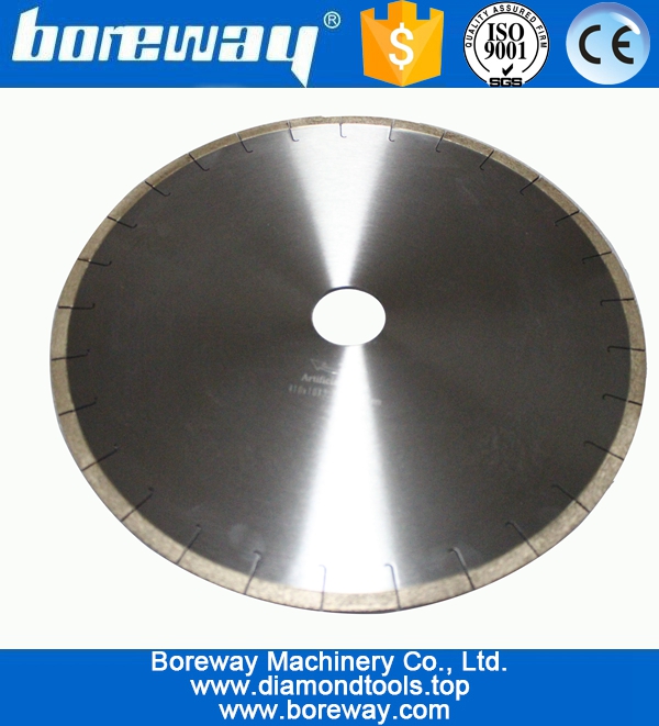 D410x10x3.2x2.4x50mm Diamond Fish Hook Cutting Disc For Artificial Stone