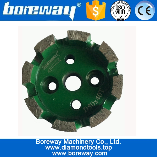 D50x40Tx10H Continuous Heavy Duty Gauging wheel For Granite Slab