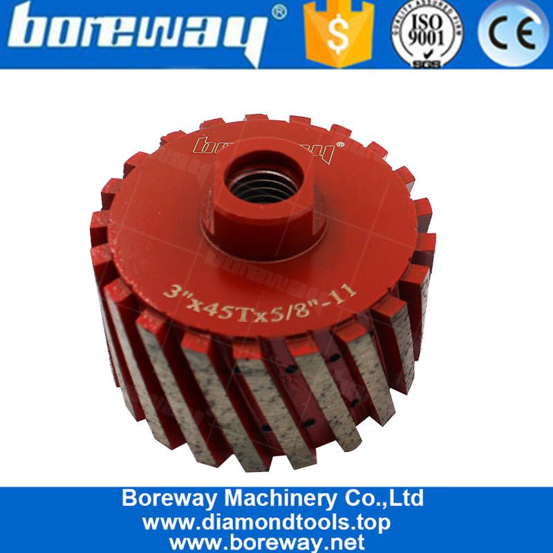 D75 * 45T * 5/8 "-11 Roda de moagem de tolerância zero para a borda do fabricante ou suprimentos de drenagem de contador