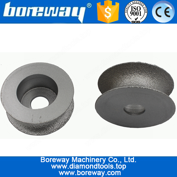 D75x20Tx20H Vacuum Brazed Grinding Wheel For Grinding Half Round On Glass