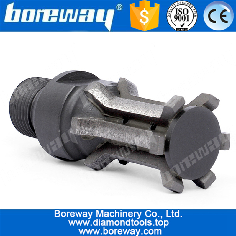 다이아몬드 CNC 핑거 비트 D20x30x1 / 2 가장자리 그라인딩 용 가스 나사 화강암 대리석