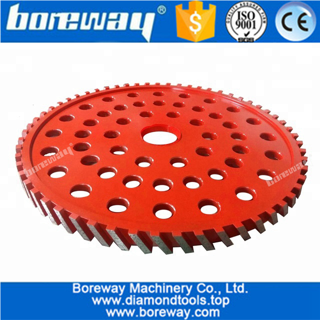 China Diamond Calibrating Milling Wheels For Concrete Bridge Saw Beds manufacturer