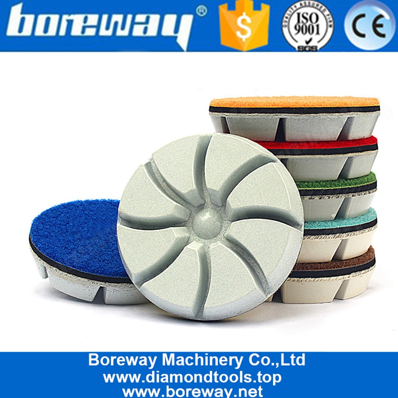 Diamond Dry Resin Polishing Concrete Floor Fast Working Pad For Grinding Machine  Wholesaler