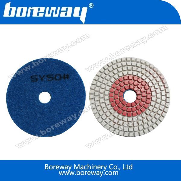Double Color Diamond Dry or Wet Polishing Pads