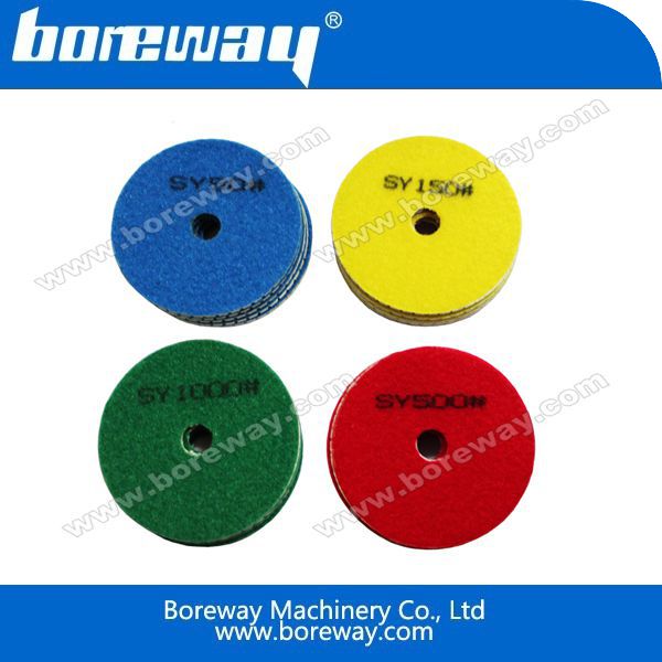 Double Color Diamond Dry or Wet Polishing Pads