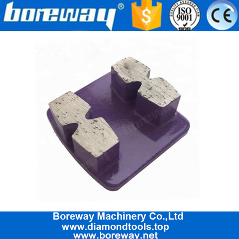 具体的な床および石造りの表面のための二重区分の高い鋭さのダイヤモンドの粉砕の靴