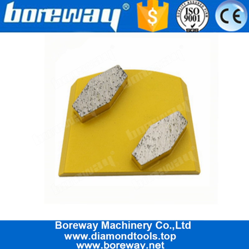 Double Segments Top Quality Lavina Diamond Concrete Grinding Block For Stone And Concrete