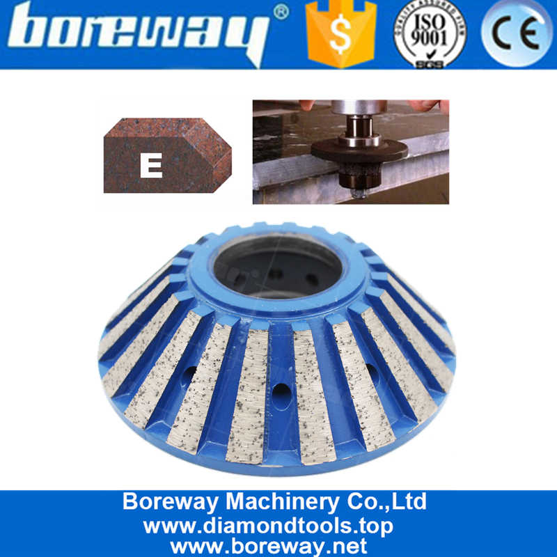 Bit de roteador de diamante segmentado E30X35H para máquina de moagem CNC fornecedores