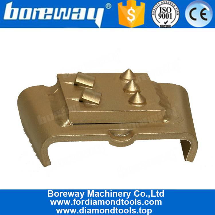 EZ Change HTC Rectificado de zapatas con dos PCD y tres aleaciones utilizadas para el recubrimiento de eliminación Epoxy Gule