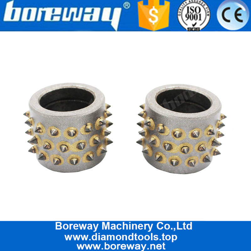 Factory Price Diamond Abrasive Tool Bush Hammer Roller for Litchi Surface Fabrication