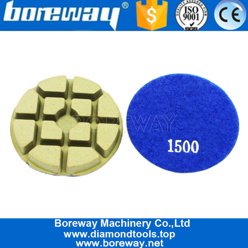 Factory Price Dry And Wet Use Diamond Resin Polishing Pad For Concrete Floor