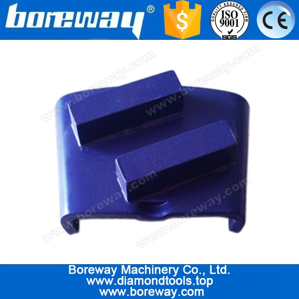 Floor Machine Double Square Diamond Segment with HTC Series Adapter