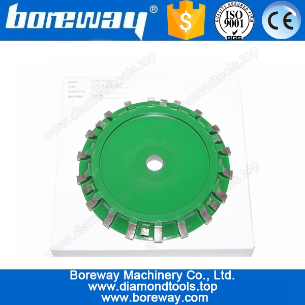 Granite chamfering profiling wheel D150,diamond grinding wheel for stone